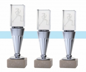 0501 Trofeo CUBO Cristal