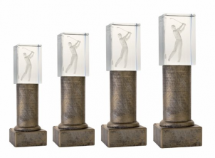 0502 Trofeo CUBO Cristal